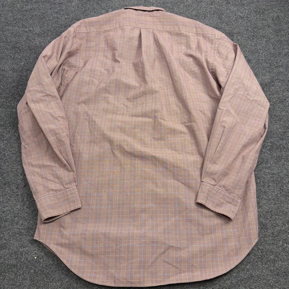 Polo Ralph Lauren Shirt Men M Classic Fit Plaid Cotton Button Down Long Sleeve